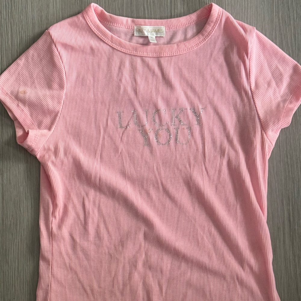 3 Ribbed Rhinestone Baby Tees - Picture 3 of 6